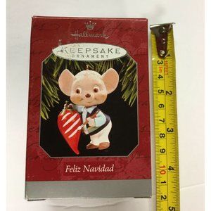 Christmas Ornament "Feliz Navidad" Hallmark 1998 QX6173